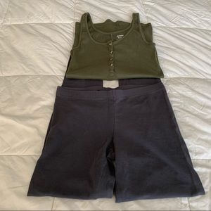 Tank Top/Leggings Outfit